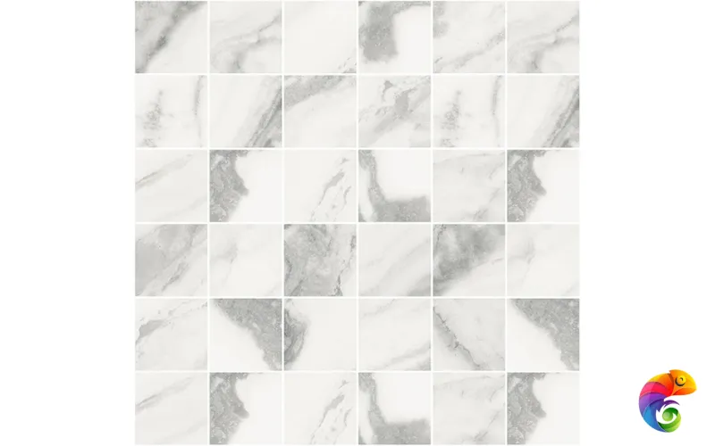 Silver Мозаика белый 30х30