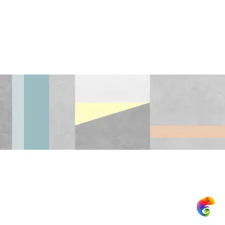 Cement Плитка настенная серый узор 25х75