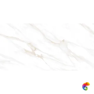 Calacatta Clarity Gold Керамогранит белый 60х120 Полированный