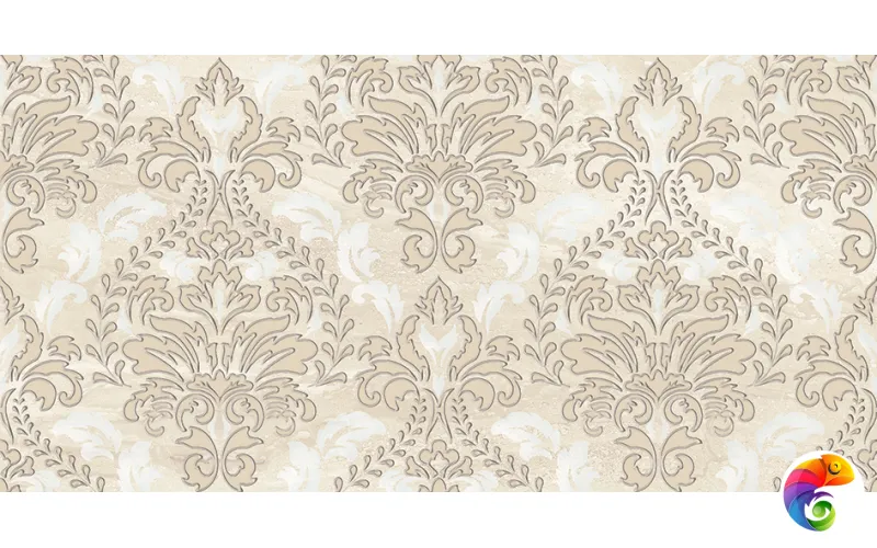 Arena Damask Декор бежевый 08-03-11-456-1 20х40