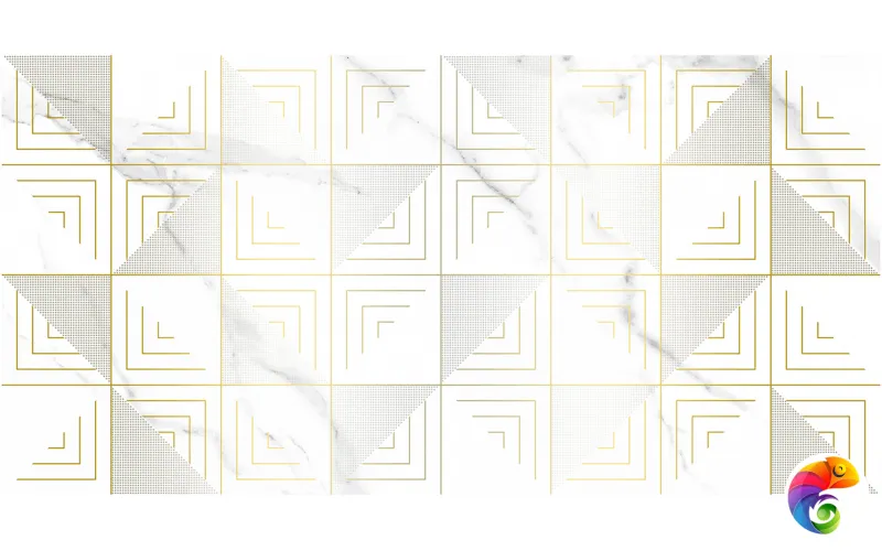 Blondi Декор белый 25х50