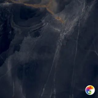 Interstellar Black Керамогранит чёрный 80х80 полированный