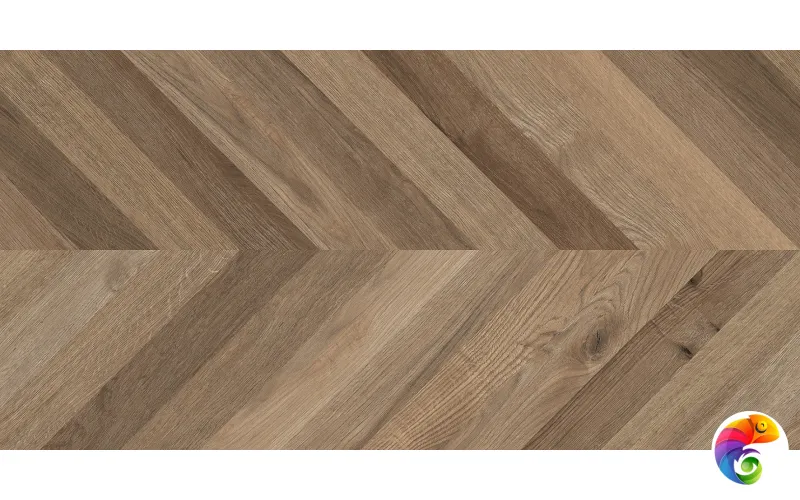 Wood Lux Walnut Chevron M Керамогранит коричневый 60х120 матовый карвинг