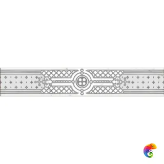 Classic Marble Фриз Белый G-270/G/f02/7x40