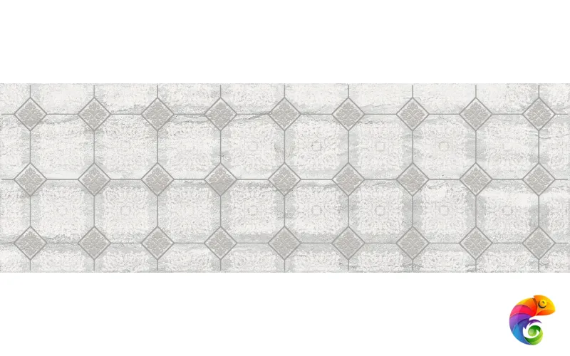 Glossy Декор серый 20х60