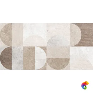 Plant Плитка настенная бежевый мозаика 08-00-11-2687 20х40