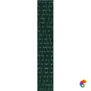 Левада Бордюр зеленый темный глянцевый LSB001 7,1х40