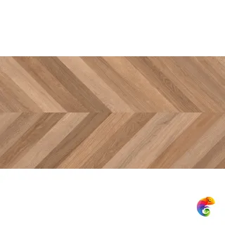 Wood Canarium Chevron M Керамогранит тёмно-бежевый 60х120 матовый карвинг