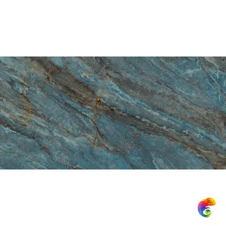 Beam Turquoise Керамогранит бирюзовый 60х120 лаппатированный шайн