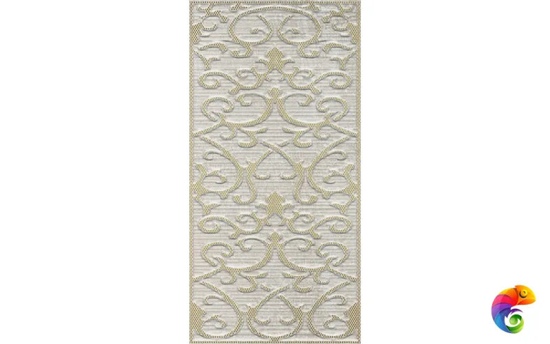 Дежа Вю Голд Вайт Декор Damask (K941991) 30x60
