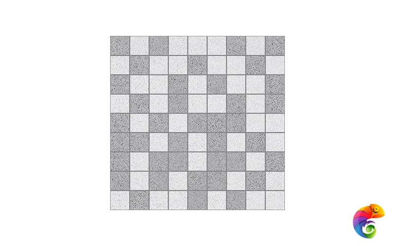 Vega Мозаика т.серый+серый 30х30