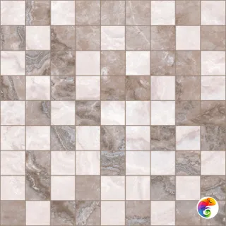 Marmo Мозаика 30х30 коричневый+бежевый