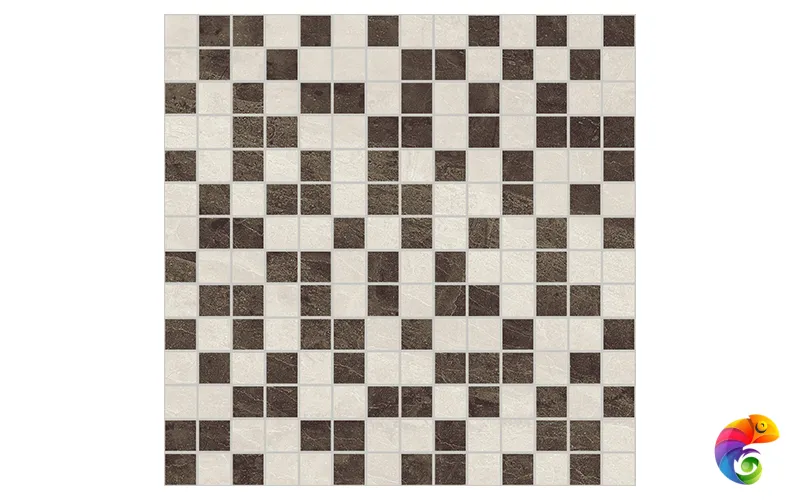 Crystal Мозаика коричневый+бежевый 30х30