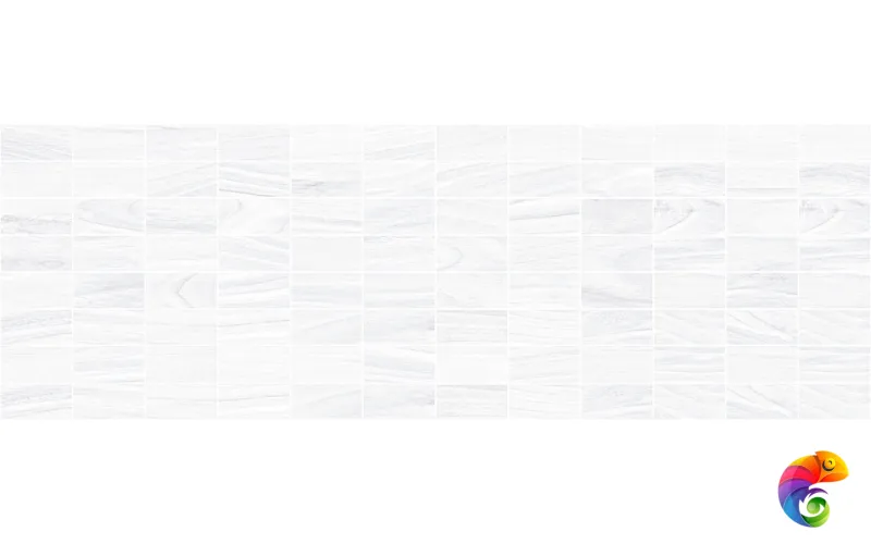Zen Декор мозаичный белый MM60070 20х60