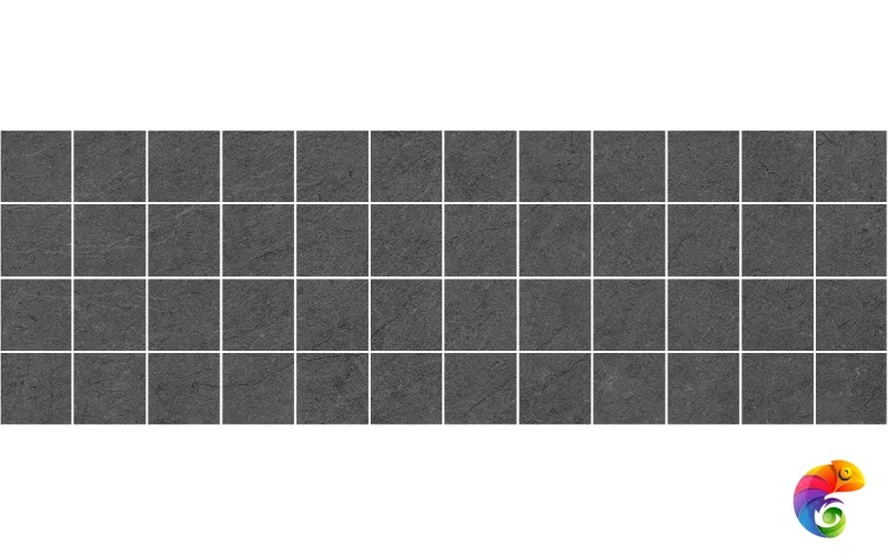 Story Декор мозаичный чёрный MM60094 20х60