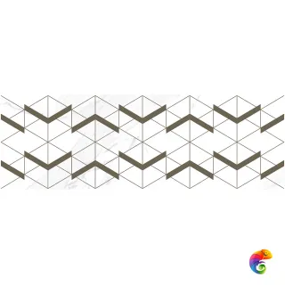 Lord Wing Декор белый 20х60