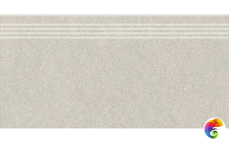 Джиминьяно Ступень серый светлый матовый обрезной DD253920R\GR 30x60