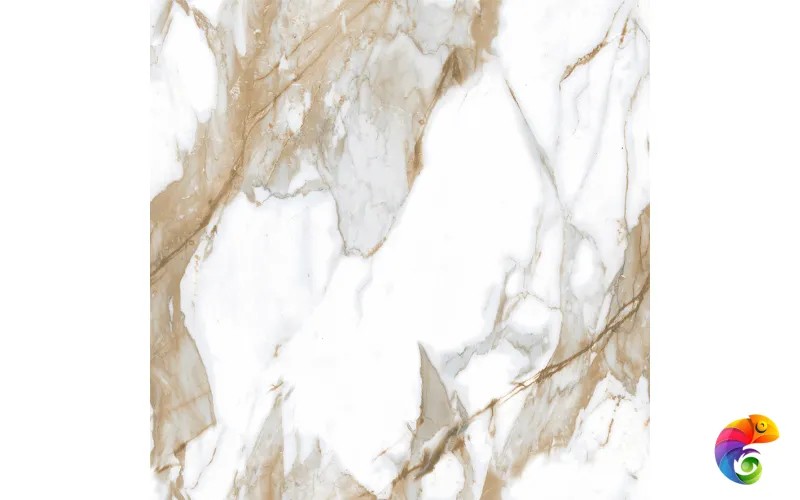 Calacatta Fairy Gold Керамогранит бежевый 60х60 Полированный