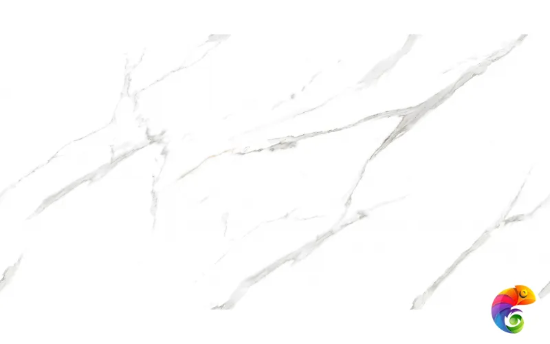 Calacatta Pleasant Керамогранит белый 60х120 Полированный