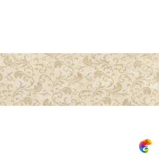 Libra Плитка настенная бежевый узор 17-00-12-486 20х60