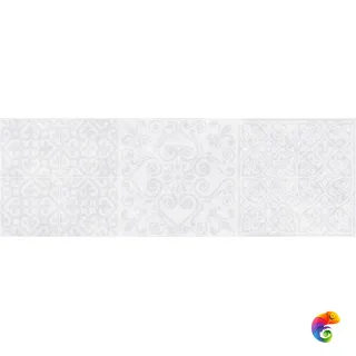 Alabama Плитка настенная серый узор 60016 20х60