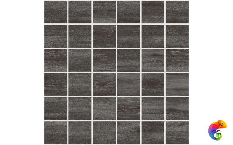 Timber Мозаика чёрный 30х30
