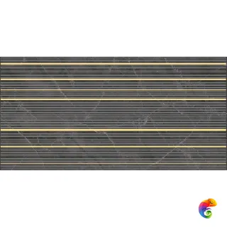 Olimpus Race Декор чёрный 25х50