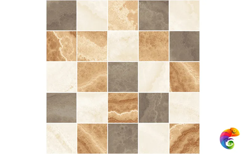 Prime Декор мозаичный бежевый микс MM34039 25х25