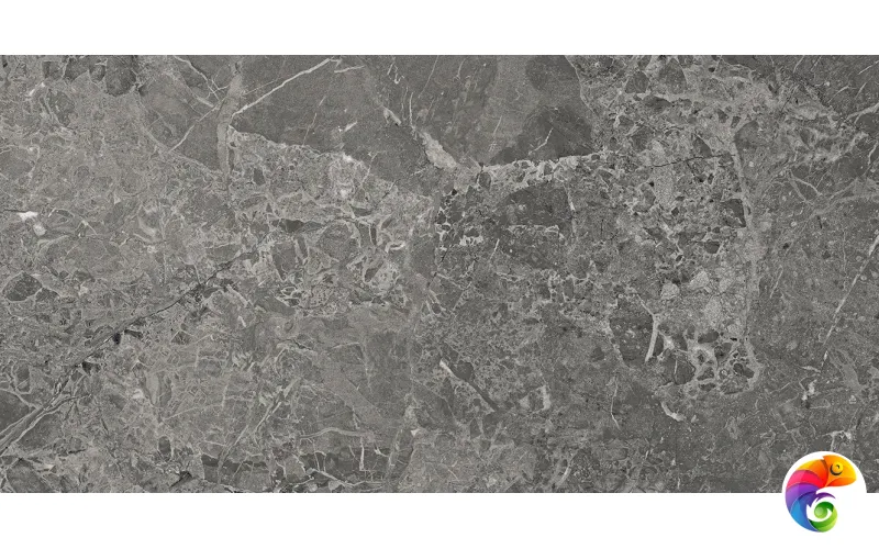 Brecia Adonis Dark Керамогранит темно-серый 60x120 полированный