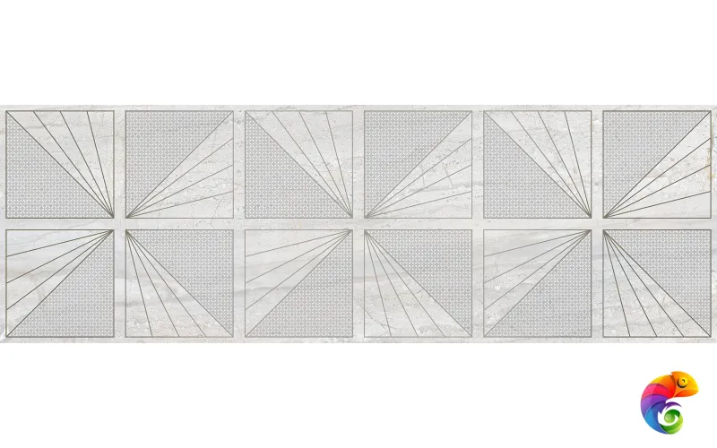 Moon Декор светло-серый 25х75