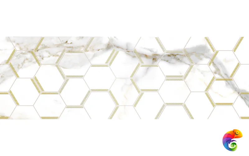 Adelaida Декор белый 25х75