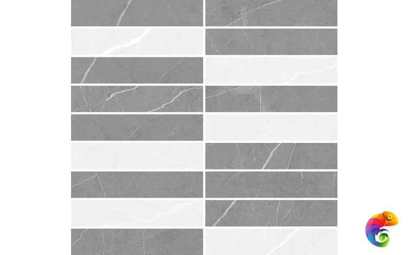 Rubio Мозаика микс серый 28,6х29,8