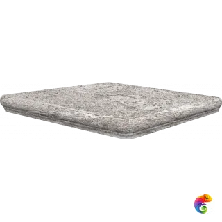 Ступень угловая Frankfurt Eckflorentiner Altweiss 32*32 (1кор/1шт) Altweiss 32×32