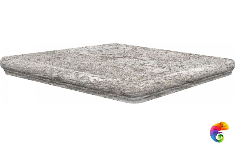 Ступень угловая Frankfurt Eckflorentiner Altweiss 32*32 (1кор/1шт) Altweiss 32×32