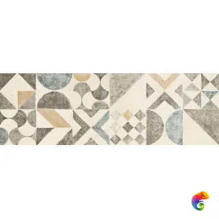 Плитка Cocciopesto Decoro Caleido Bianco 40*120 (1кор/6шт/2,88м2) Bianco 40×120