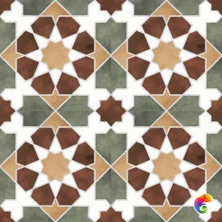 Керамогранит Rabat NRC Green 45,2*45,2 (1кор/6шт/1,23м2) Green 45.2×45.2