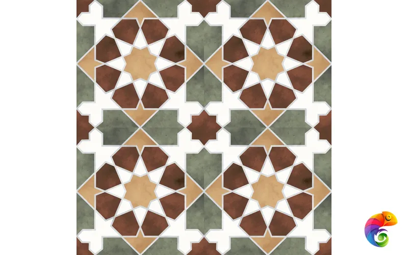 Керамогранит Rabat NRC Green 45,2*45,2 (1кор/6шт/1,23м2) Green 45.2×45.2