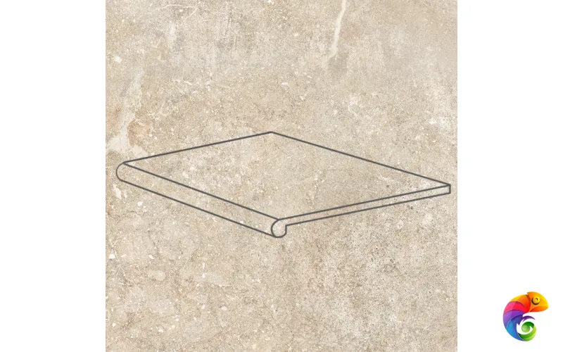 Ступень фронтальная Petra Anti-Slip Rout. Beige 33*30 (1кор/4шт) Beige 30×33
