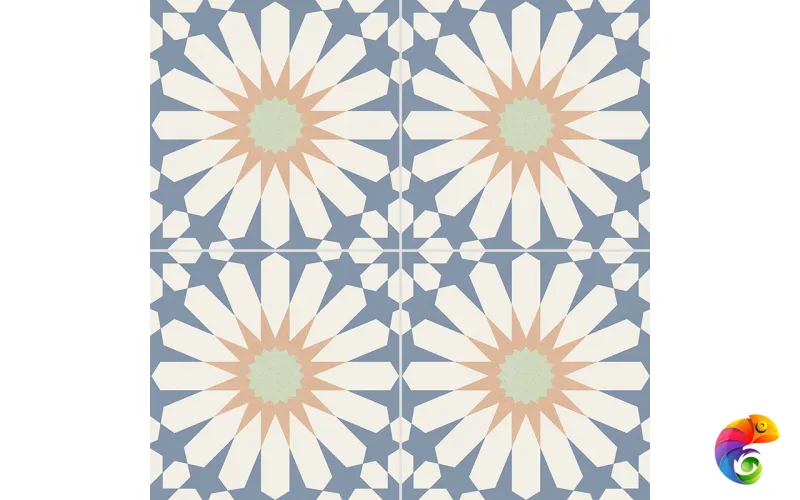 Керамогранит Soleil  Blue 33,2*33,2 (1кор/12шт/1,32м2)  33.2×33.2