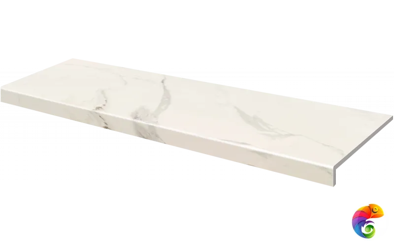 Ступень фронтальная Mandalay Recto White 33*120 (1кор/2шт) White 33×120