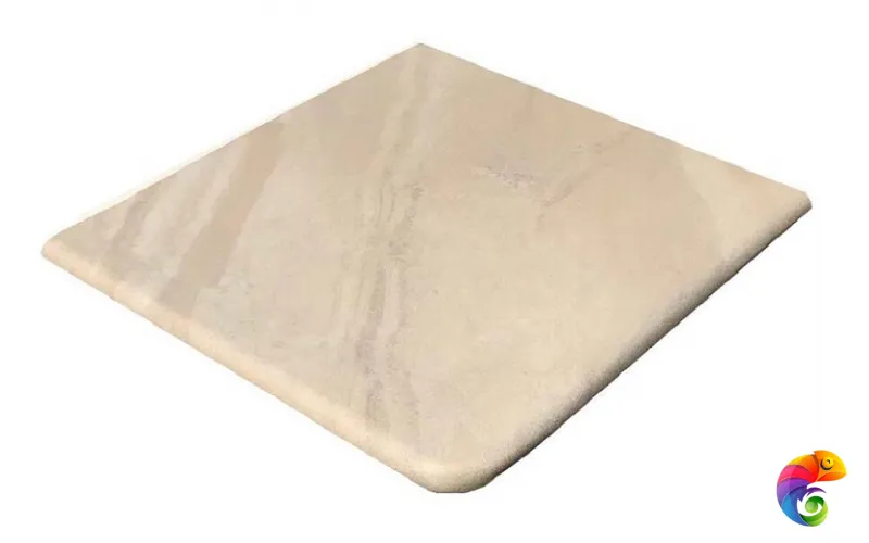 Ступень угловая Tibet Anti-Slip Round. Beige 33*33 (1кор/2шт) Beige 33×33