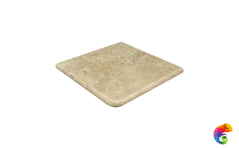 Ступень угловая Petra Anti-Slip Round. Ocre 33*33 (1кор/2шт) Ocre 33×33