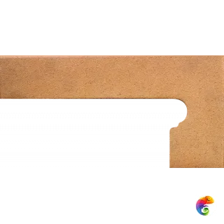 юПлинтус для ступеней правый 24 Zanquin dch Natural 20*39 (1кор/10шт) Natural 20×39
