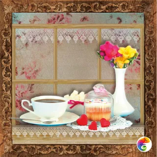 Декор Marco Cocinas B (Tulipan) 20*20  20×20