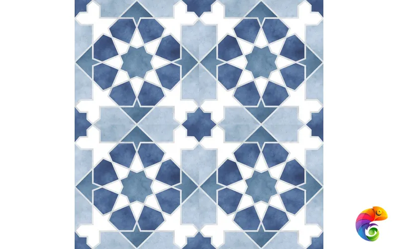 Плитка Rabat Blue 45*45 (1кор/7шт/1,42м2) Blue 45×45