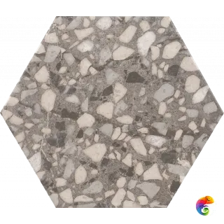 Six Terazzo Grey 23*27 (1кор/16шт/0,75м2) Grey 23×27