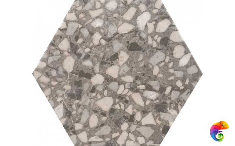 Керамогранит Six Terazzo Grey 23*27 (1кор/16шт/0,75м2) Grey 23×27