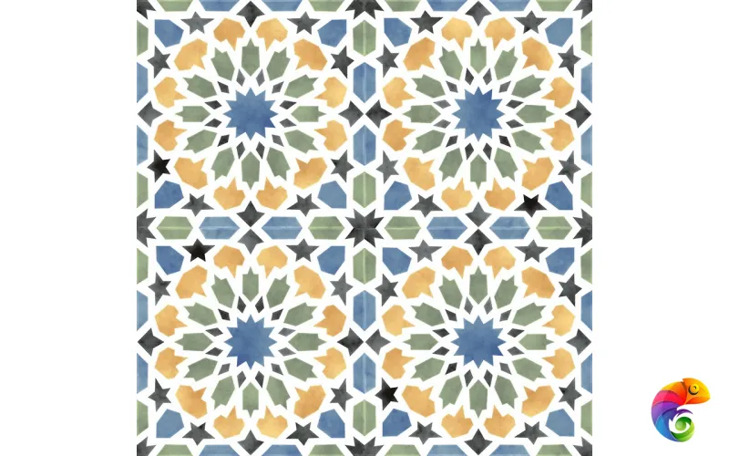 Плитка Tanger Blue 45*45 (1кор/7шт/1,42м2) Blue 45×45