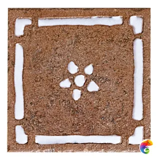 Вставка HGT-06 A Cotto 15*15 (1кор/6шт) Cotto 15×15