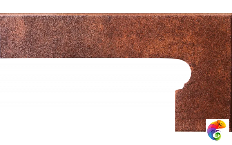яПлинтус для ступеней правый Mytho Zanquin dch Rubino 20*39 (1кор/10шт) Rubino 20×39